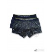 Quần lót nam Emporio Armani Christmas Stretch Cotton Trunk 2-pack Marine/Constellation